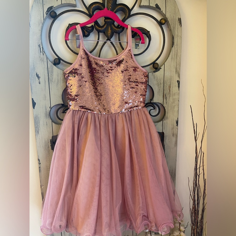 Blush girls dress